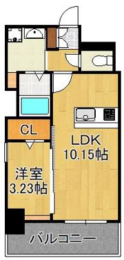 SOLUNA旦過マーケットプレイスの間取り画像