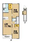 仮)平野新築AP B棟の間取り画像