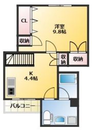 ロイヤルコート桜新町の間取り画像