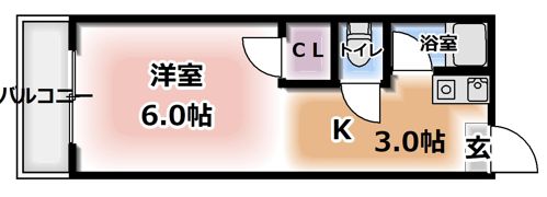 コーポタカハシB棟の間取り画像