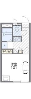 レオパレスMANAMIの間取り画像