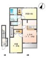 アシューレ五郎丸Aの間取り画像