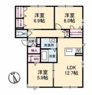 グランマスト ベレオ林町 A棟の間取り画像
