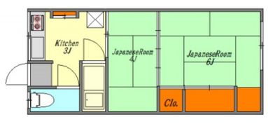 平荘(西棟)の間取り画像