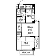 ベルメゾン高倉の間取り画像