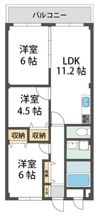 パークヒルズの間取り画像