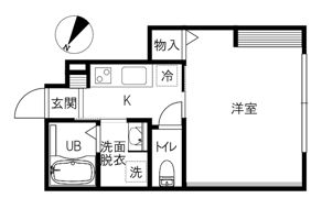 INTEGRAL二十人坂の間取り画像