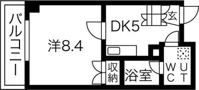 カーサ・ミラ北寺島の間取り画像