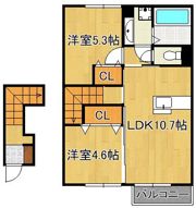Royal Court碧 Iの間取り画像