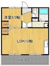 石田コーポの間取り画像