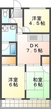 安江ハイツの間取り画像