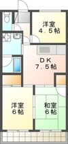安江ハイツの間取り画像
