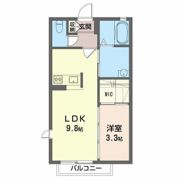 ベルフルールIIの間取り画像