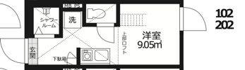 クレシェンド学芸大学の間取り画像