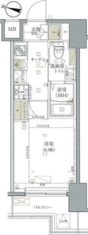 グロース西横浜Ⅱの間取り画像