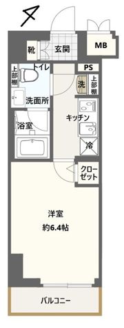 CREST TAPP 新横浜の間取り画像