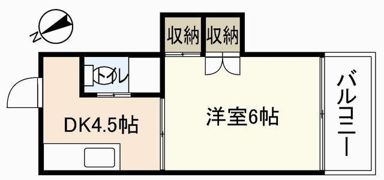 プロスパー楠木の間取り画像