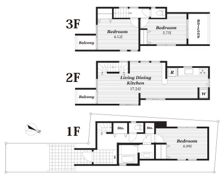 柿の木坂一丁目戸建の間取り画像