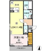 D-residence南蔵王町1丁目Eの間取り画像