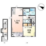 アインタウゼント3の間取り画像