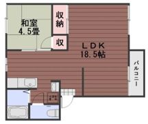 妹尾グリーンコーポの間取り画像