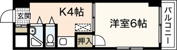 アルカサール大芝の間取り画像