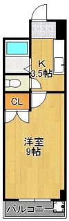 アヴィニール清水の間取り画像