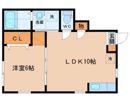 カーサフォレスタWESTの間取り画像