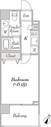 BluRock豊洲の間取り画像