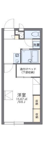 レオパレス院庄の間取り画像