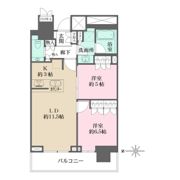 ザ・パークハウス晴海タワーズ クロノレジデンスの間取り画像