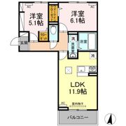ハーベストCKの間取り画像