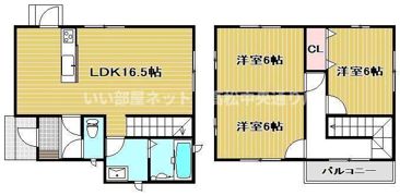 アゼリア原田5号地の間取り画像