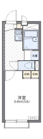 レオパレス上台ハイツの間取り画像
