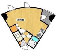クロノス18三軒町の間取り画像