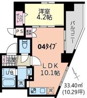イーストサイドの間取り画像