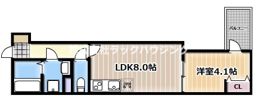 アート萱島East Aの間取り画像