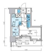 リヴシティ横濱新川町弐番館の間取り画像