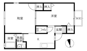 メゾンレオーネの間取り画像