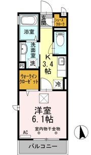 ドムスYの間取り画像