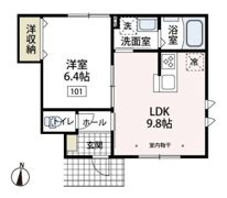 ラベイユⅠの間取り画像