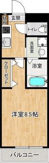 クロノス54昭和町の間取り画像