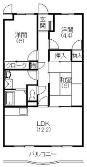 マ・メゾン蜆塚の間取り画像