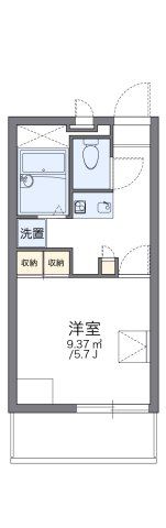 レオパレス雅楽 蔵の間取り画像
