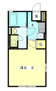 チェスナッツの間取り画像