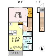 グランドゥール Bの間取り画像