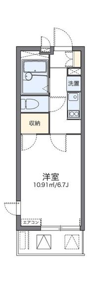 レオパレス蒔田の間取り画像