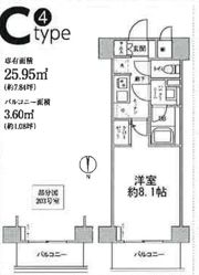 エルフォルテ品川サウスシティの間取り画像