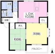ファミリーパレス中里Bの間取り画像