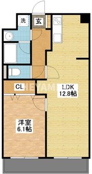 フロンティア八天の間取り画像